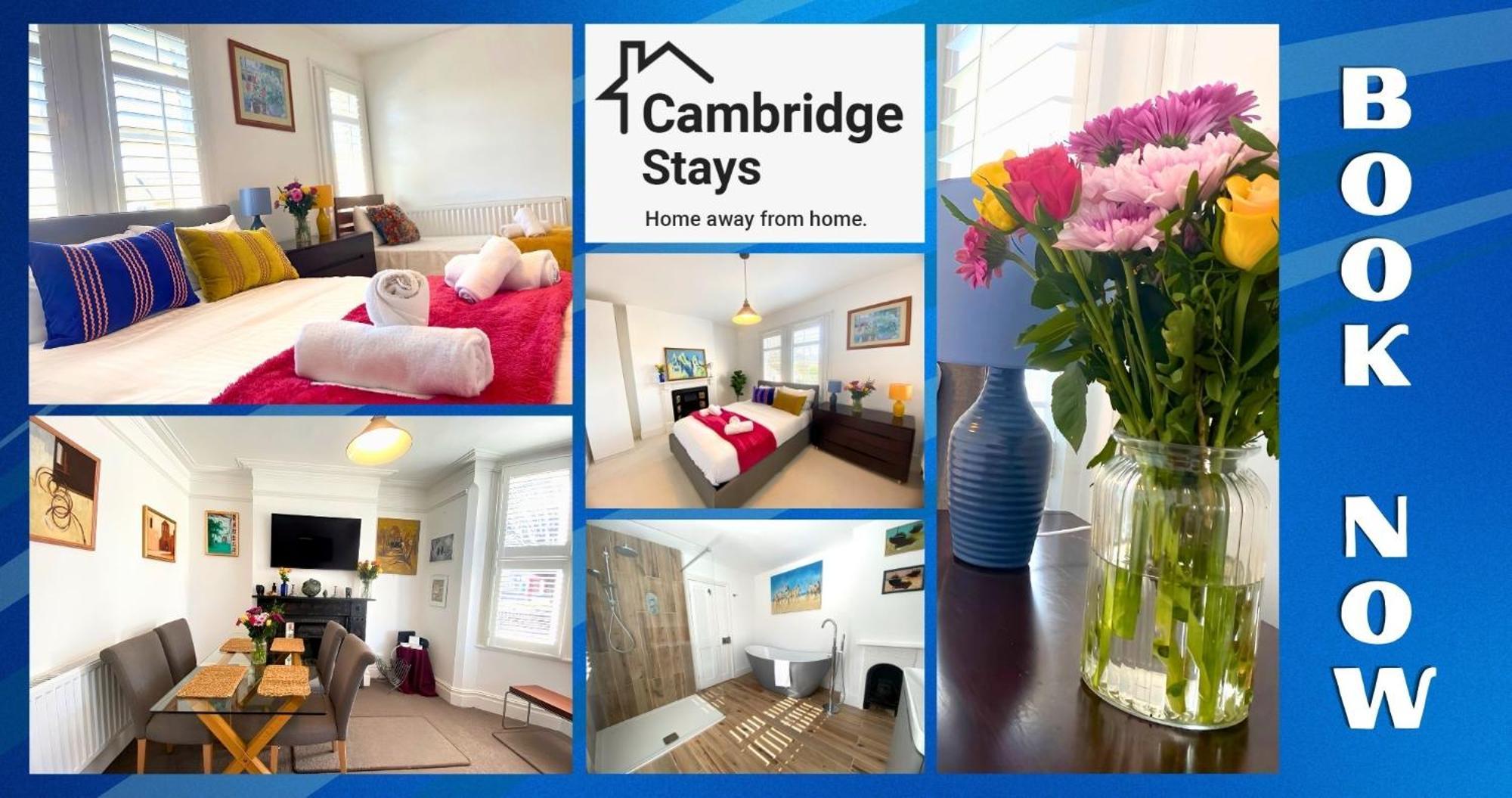 Cambridge Stays 3Br House, Easy Walk To City Center, 2 Showers, Garden, 2 Free Parking Spaces Exterior foto